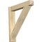 Ekena Millwork Traditional Craftsman Rough Sawn Outlooker, Douglas Fir, 6"W x 32"D x 32"H OUT06X32X32TRA04RDF - alternate 1